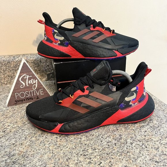 Adidas X9000L4‎ ‘Chinese New Year’ Black Red GZ8987 Men Size 8 - Picture 1 of 12